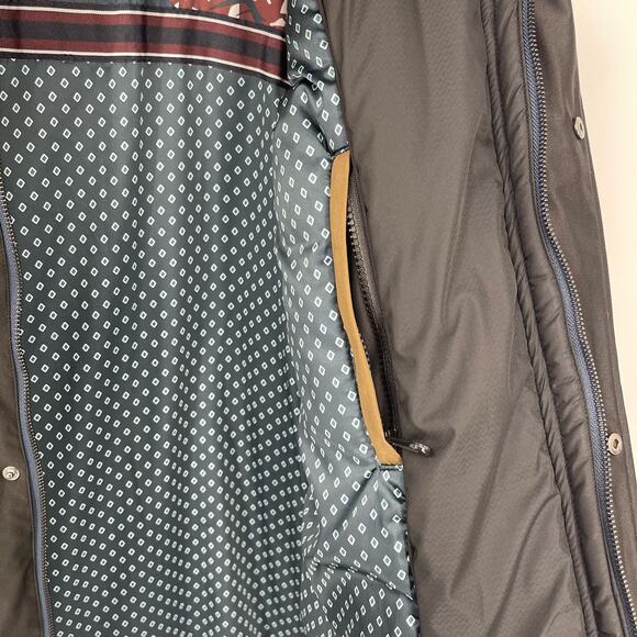 Ted Baker Gouda Hooded Parka Black Size 2XL Faux Fur NEW - Picture 8 of 13